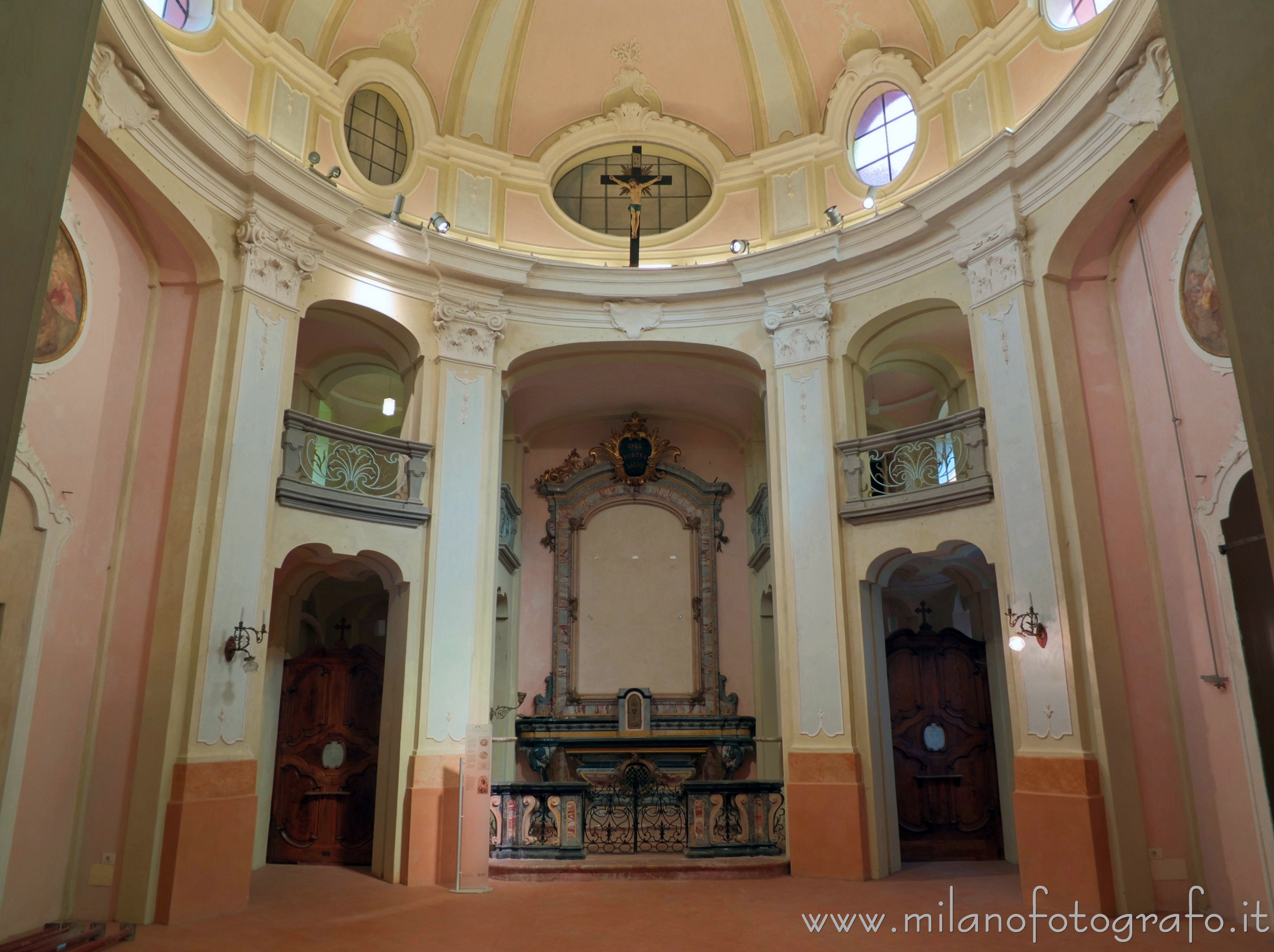 Limbiate (Monza e Brianza) - Interno dell'Oratorio di San Francesco in Villa Pusterla Arconati Crivelli